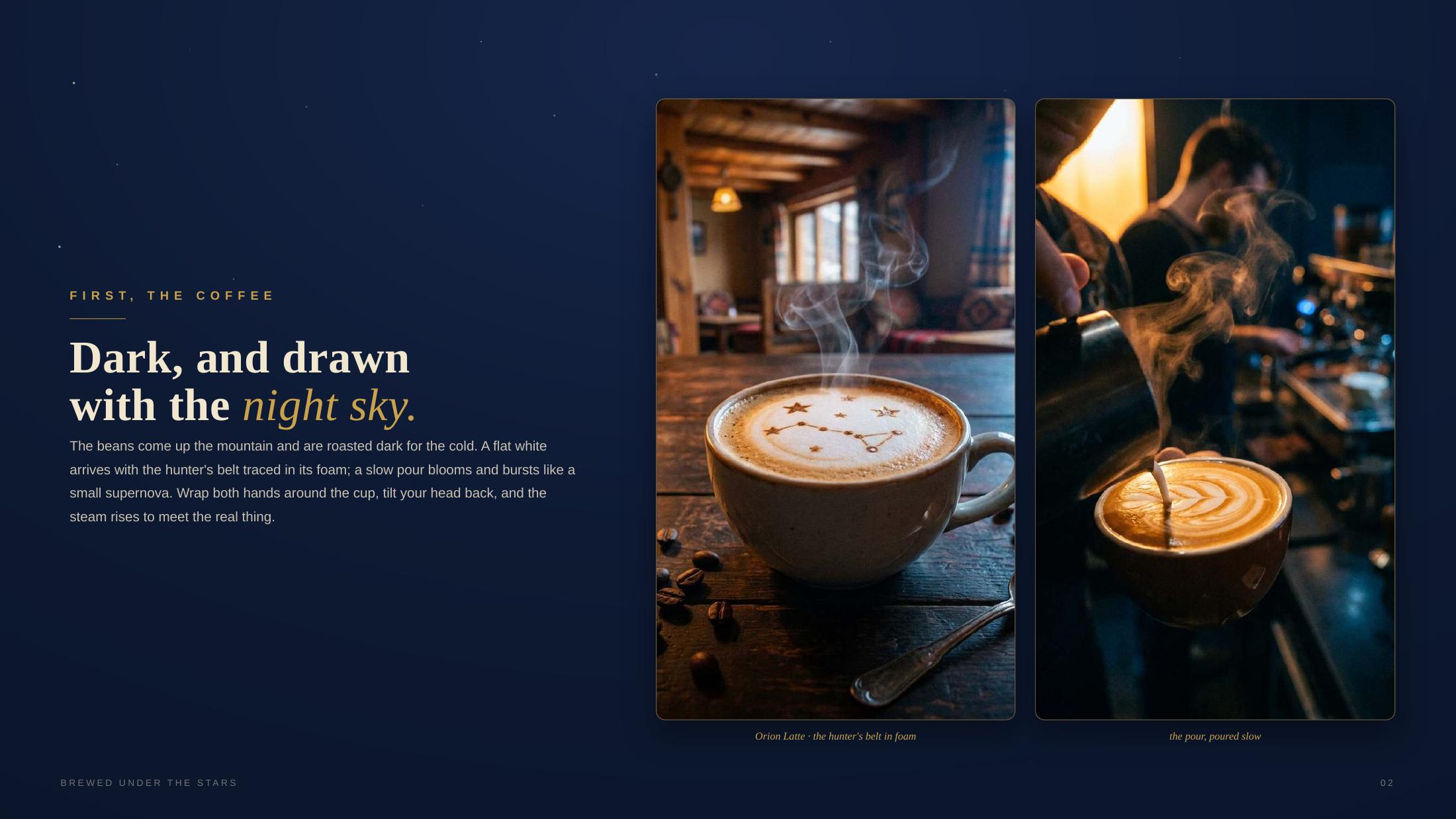 StarGazing Café identity, 3