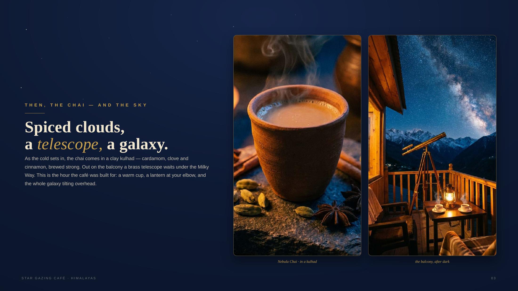 StarGazing Café identity, 4